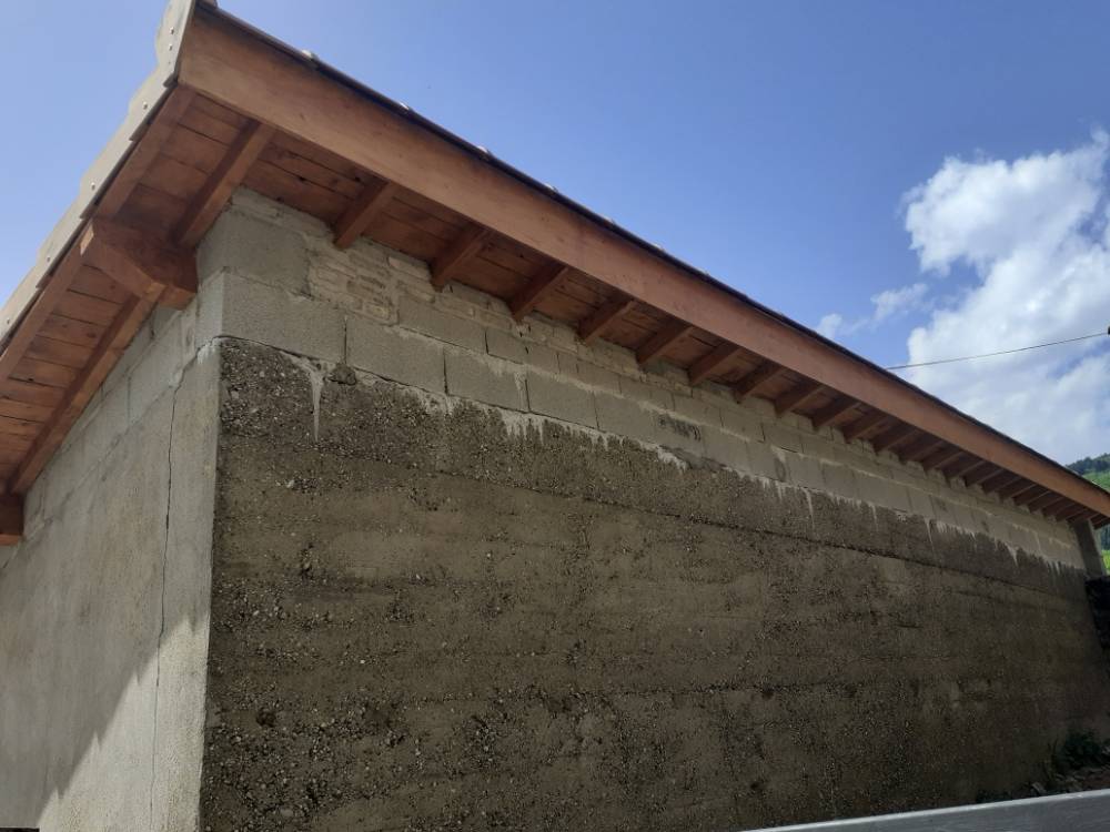 Passe de toit bandeaux bois